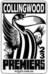 2023 Collingwood WEG Prem Fridge Magnet